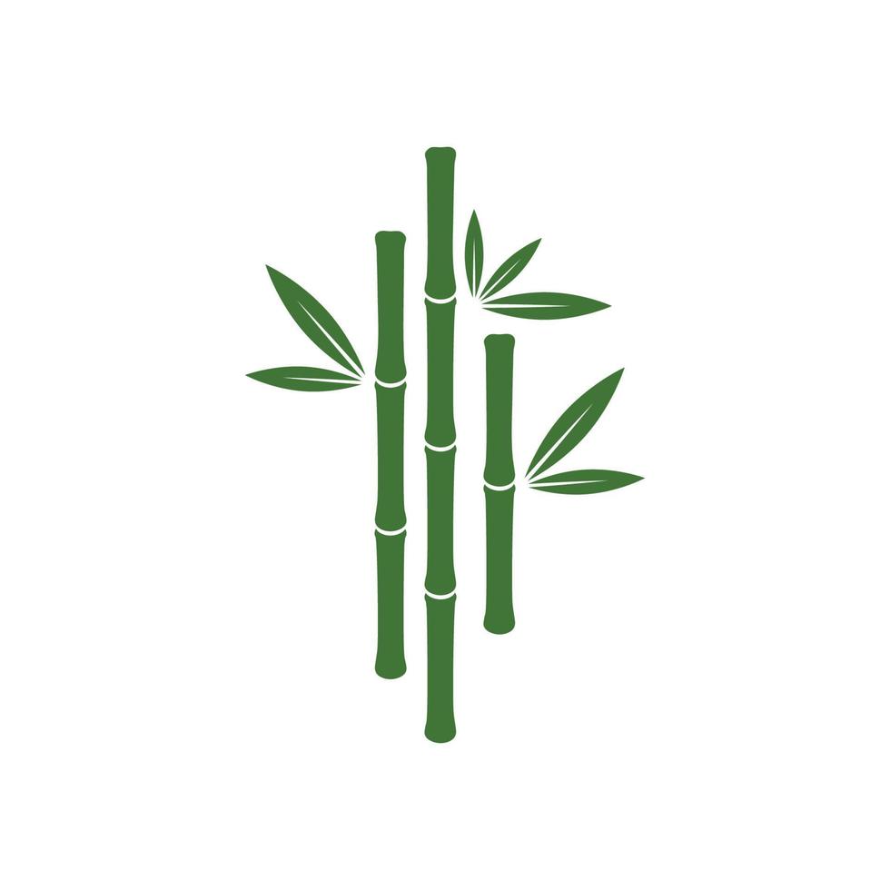 Bamboo vector icon illustration