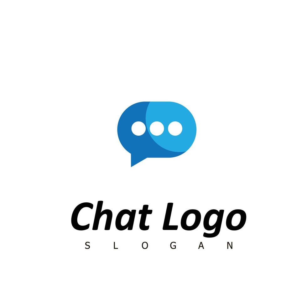 chat talk logo social vector