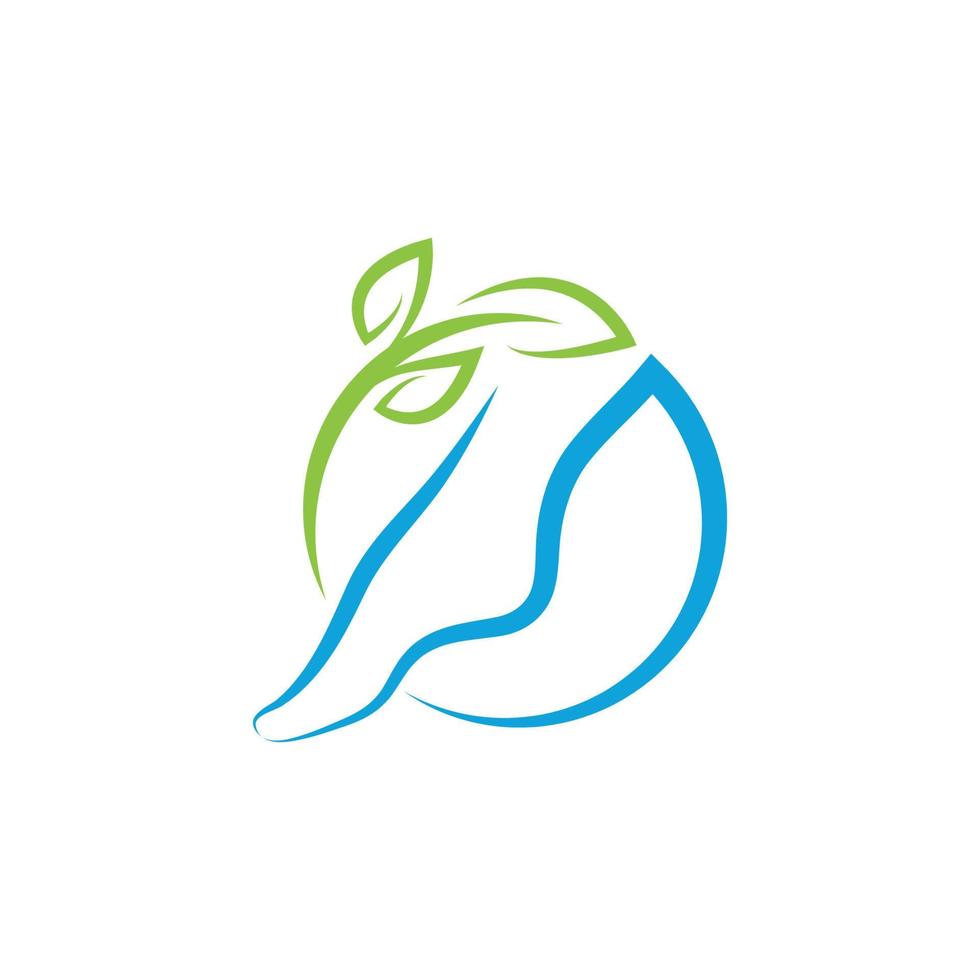 foot Logo Template vector icon