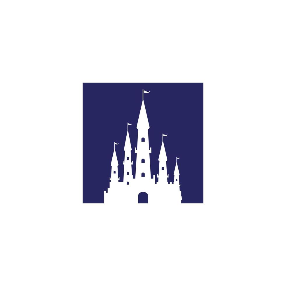 Castle vector illustration icon
