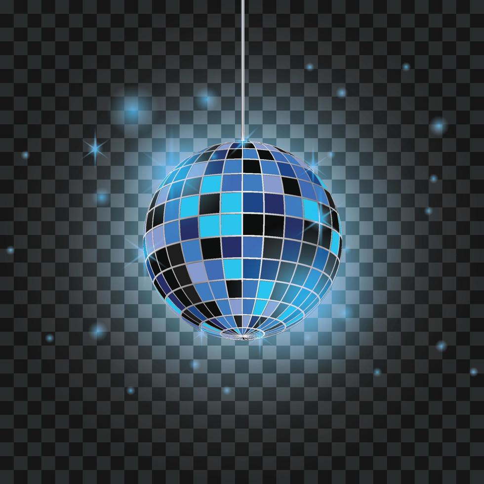 Disco ball vector icon illustration
