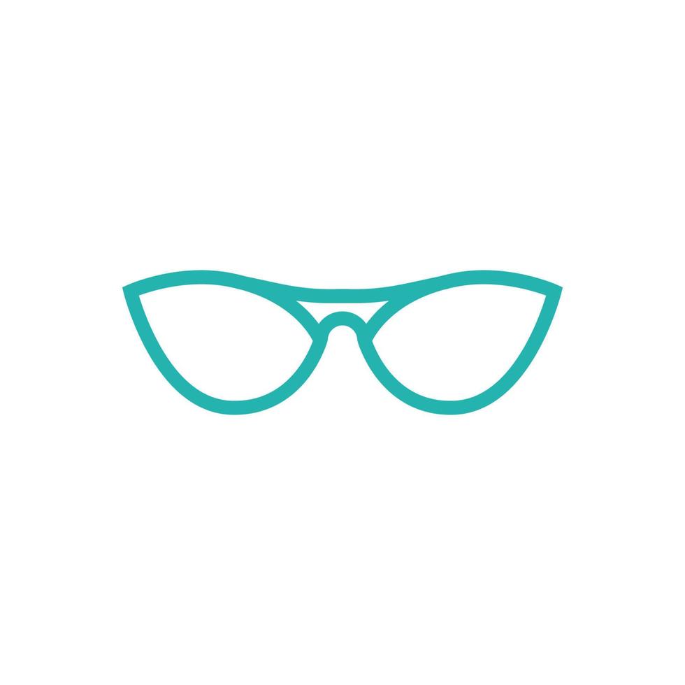 gafas símbolo vector icono diseño