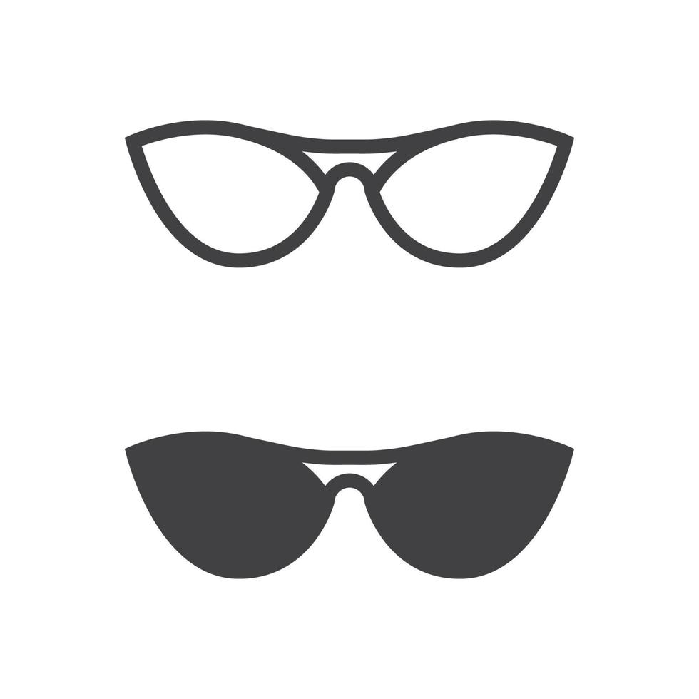 Glasses symbol vector icon design