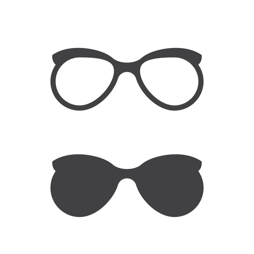 gafas símbolo vector icono diseño