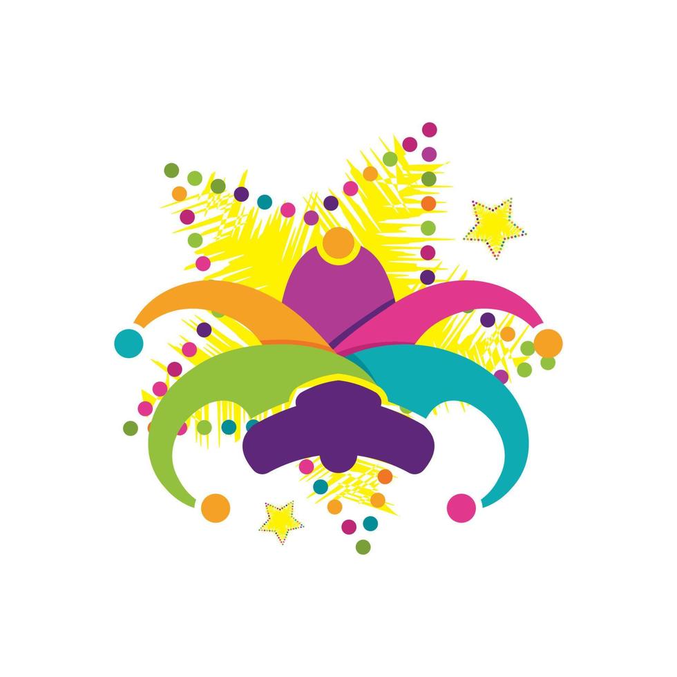 Harlequin hats stock illustration vector