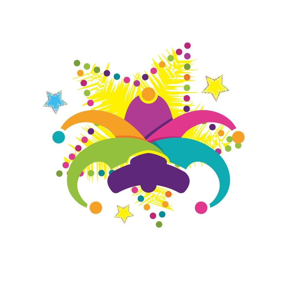 Harlequin hats stock illustration vector