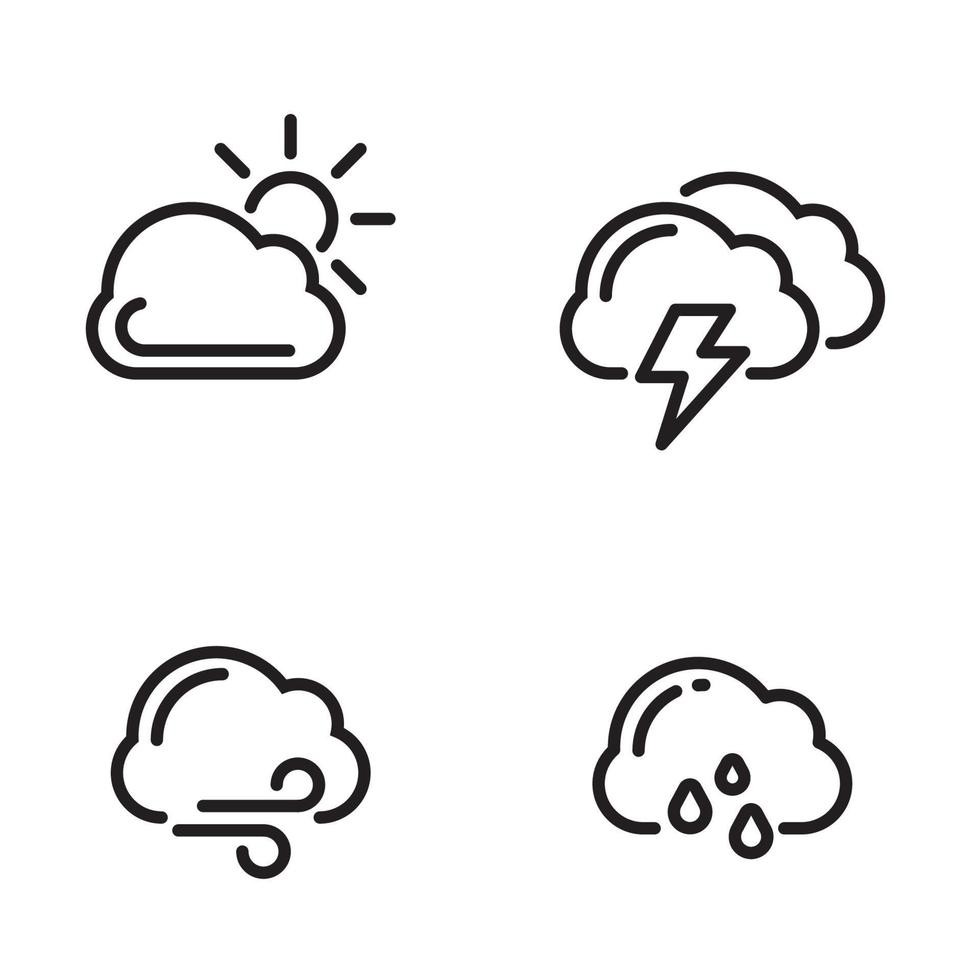 Cloud template vector