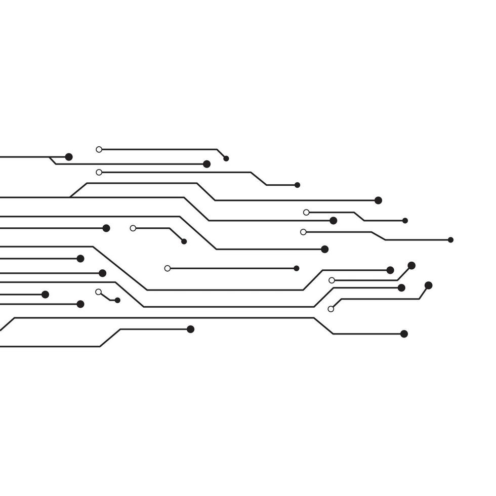 ilustración vectorial de circuito vector