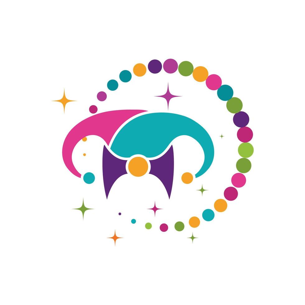 Harlequin hats stock illustration vector