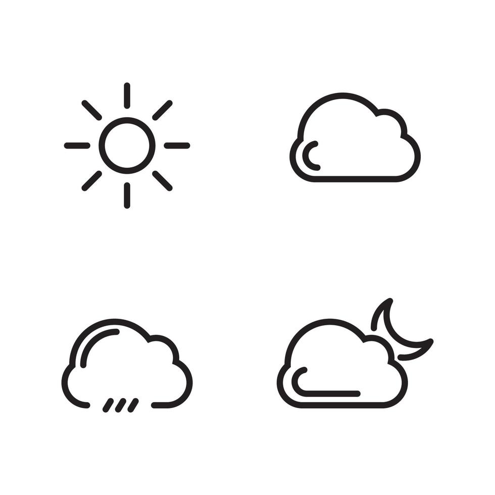 Cloud template vector