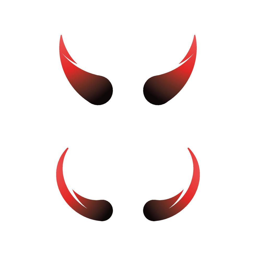 Devil horn Vector icon design