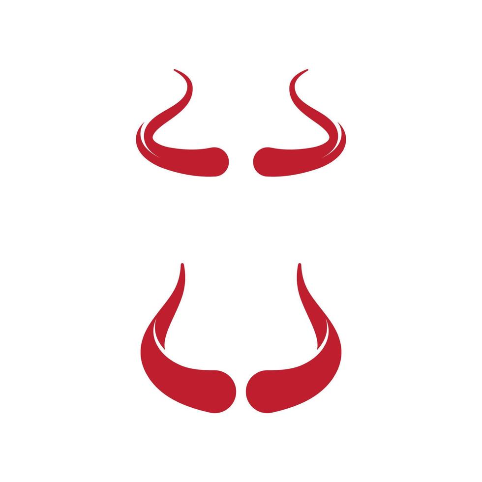 Devil horn Vector icon design
