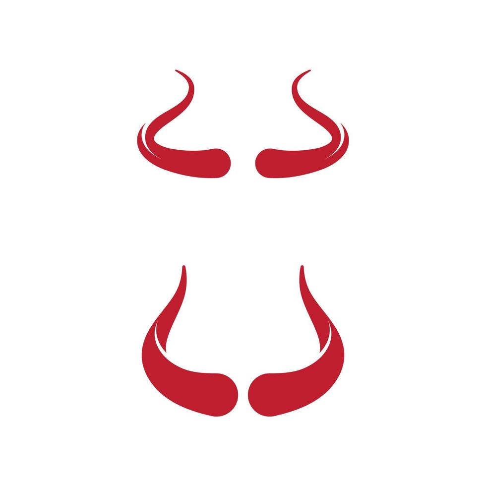 Devil horn Vector icon design