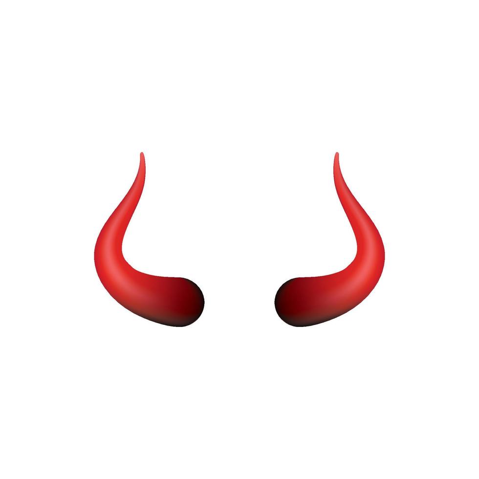 Devil horn Vector icon design