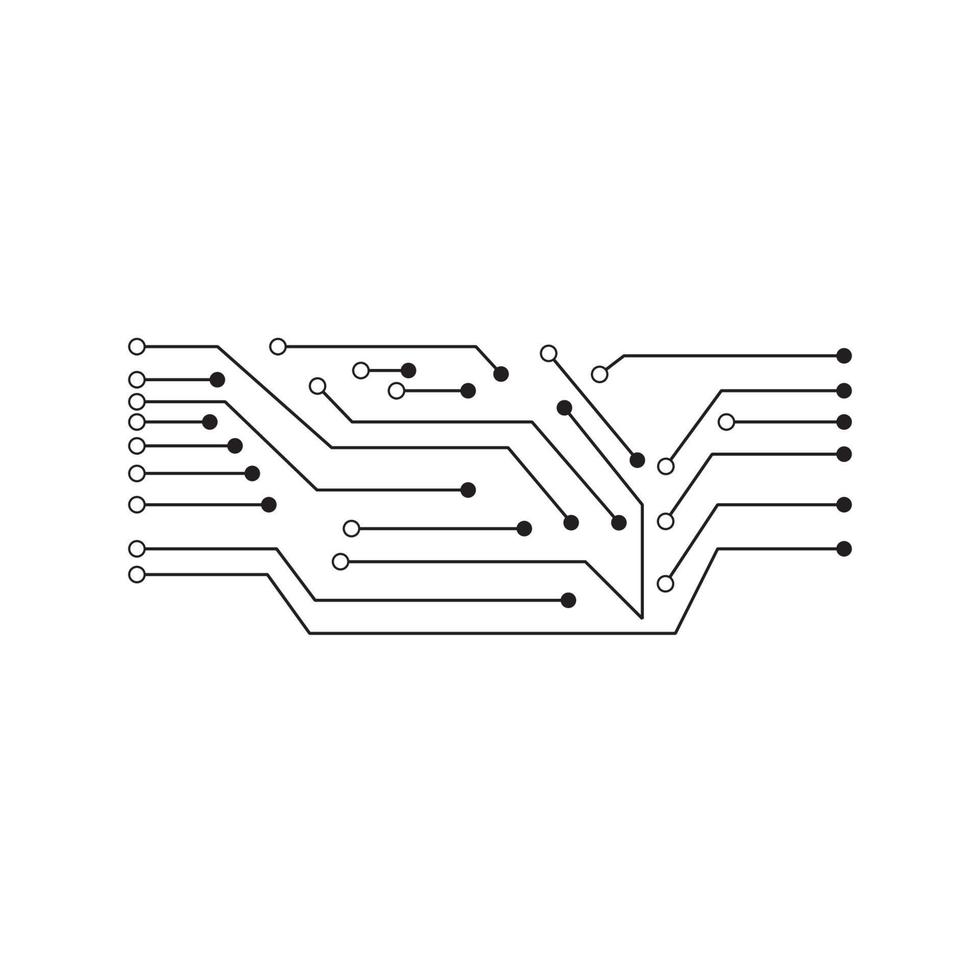 Circuit vector illustration