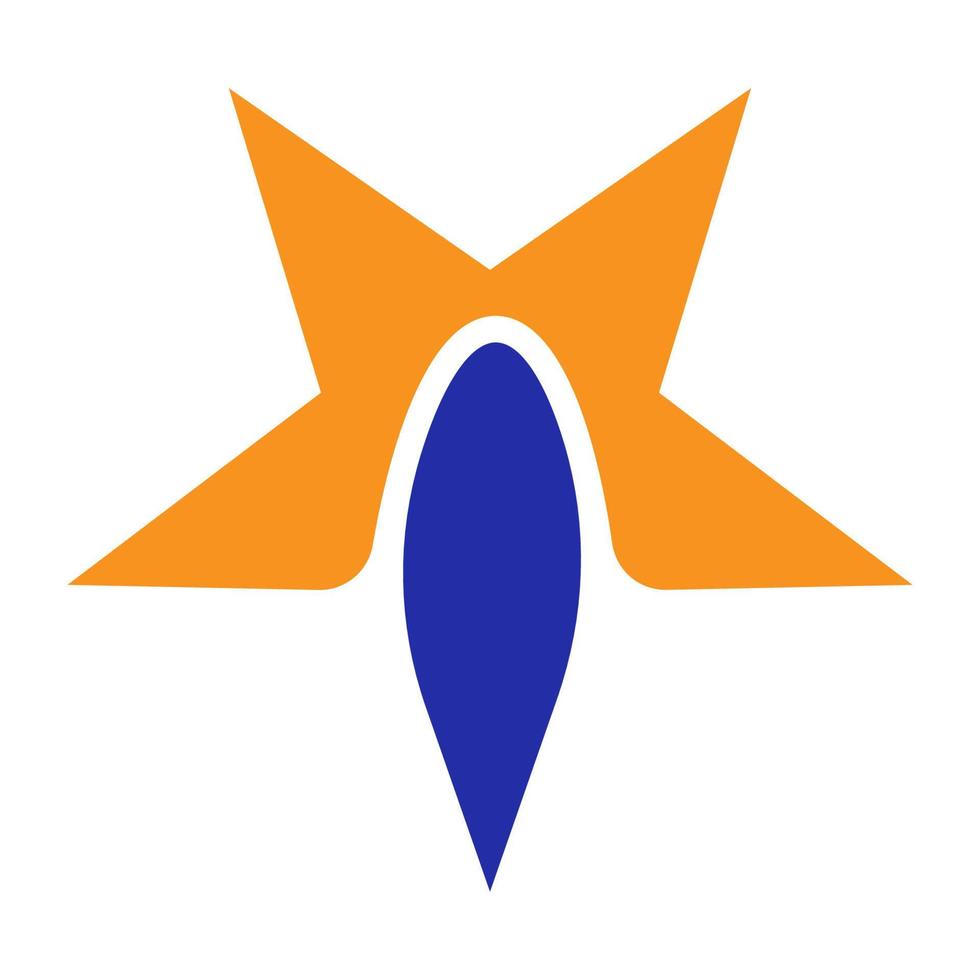 vector de ilustración de logotipo de estrella