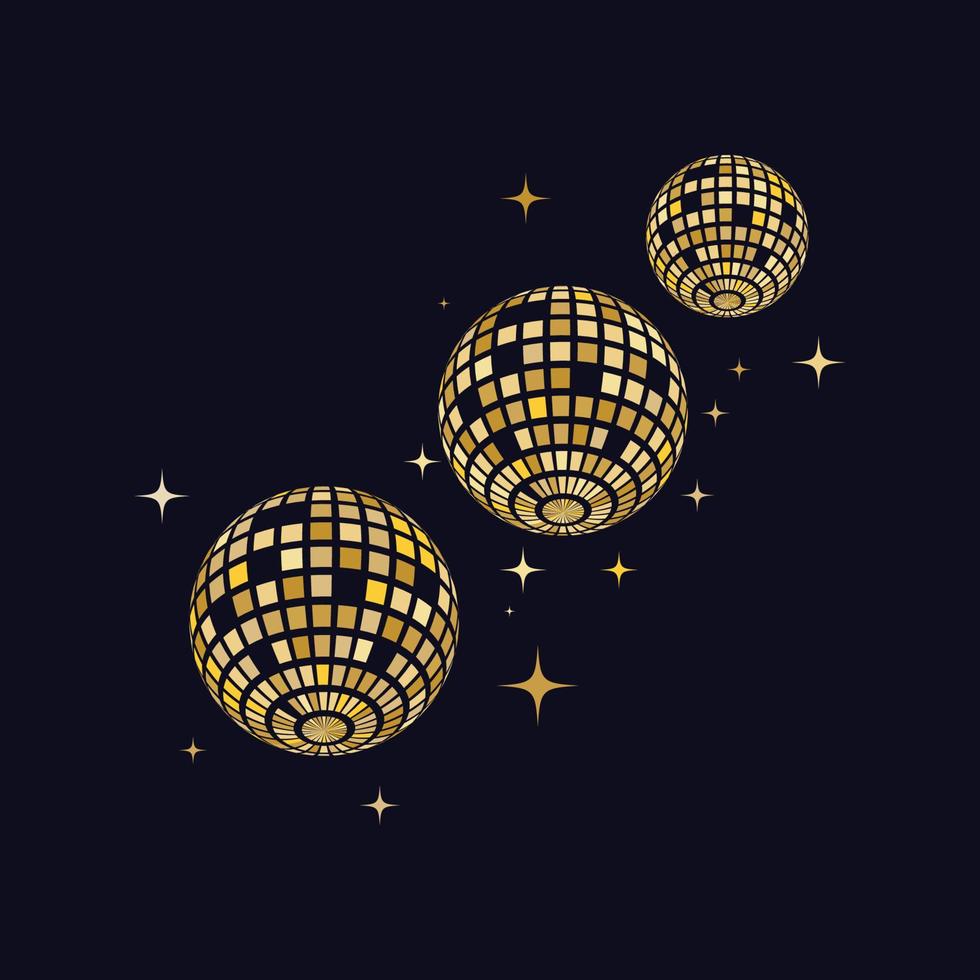 Disco ball vector icon illustration