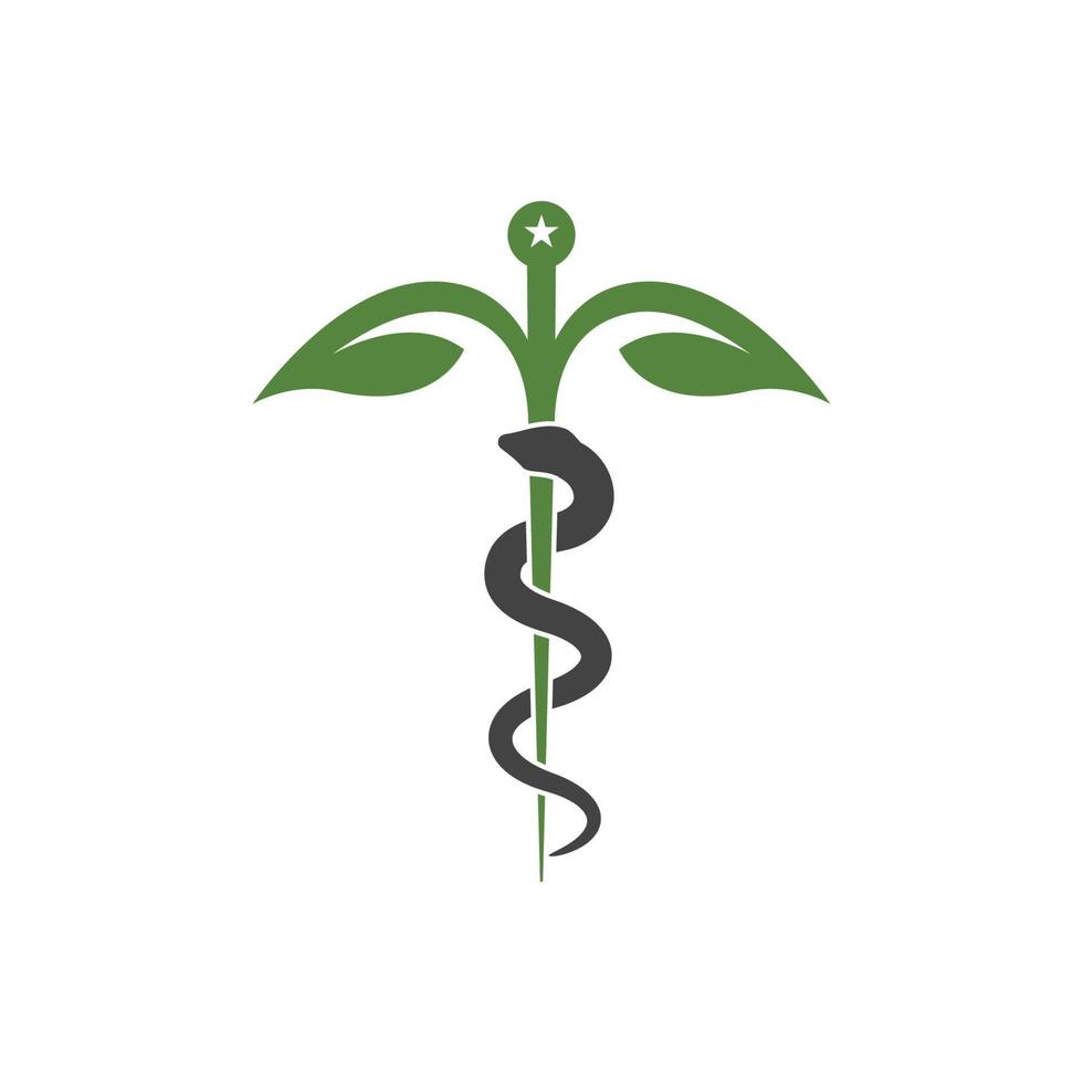 medical snake vector illustration