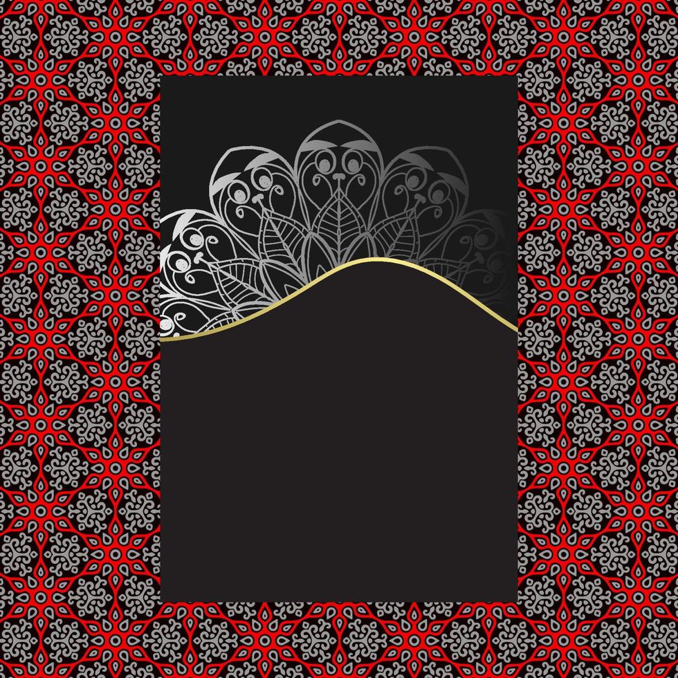 Luxury ornamental mandala background with arabic islamic east pattern style vector