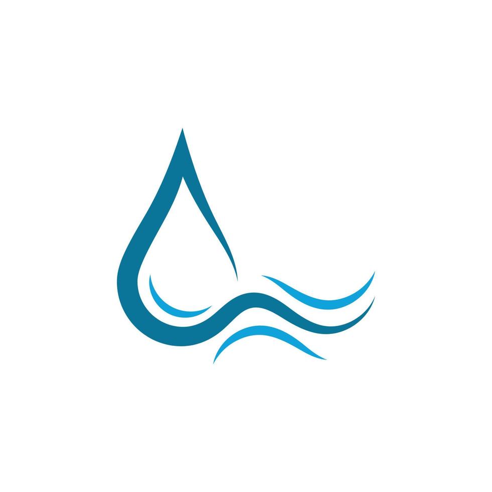 vector de plantilla de logotipo de gota de agua