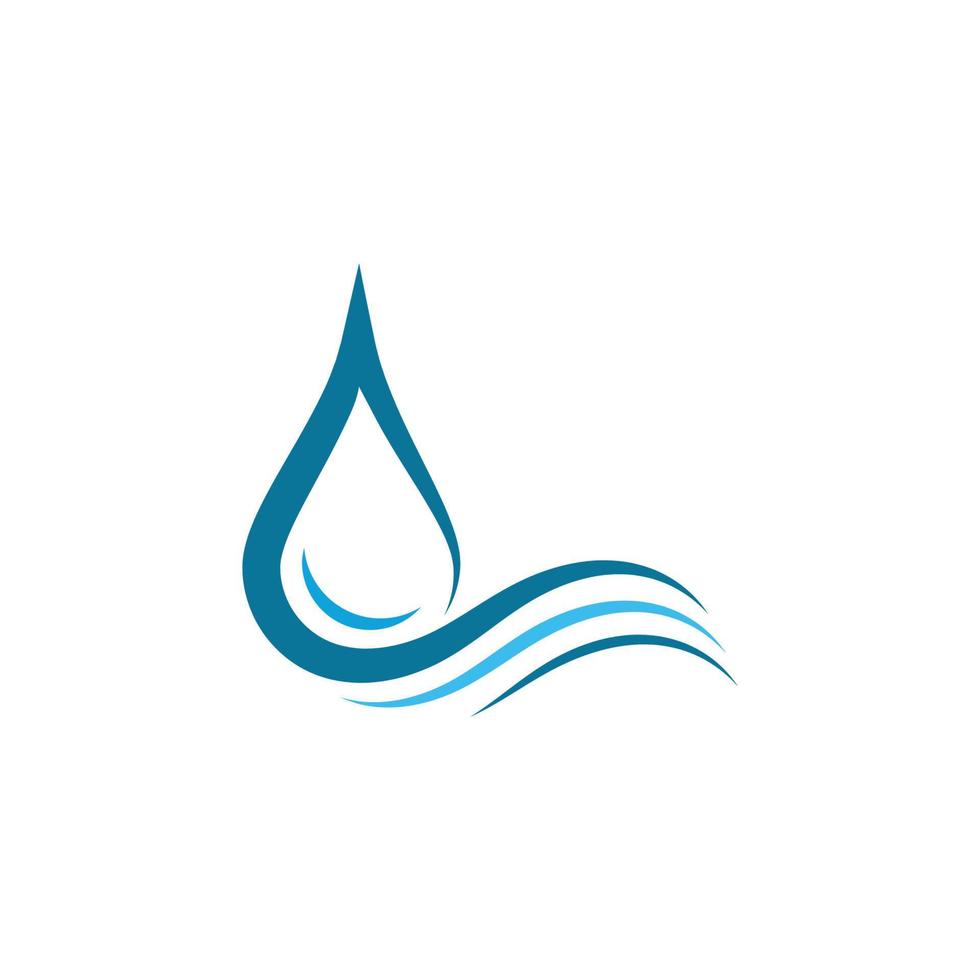 Water drop Logo Template vector