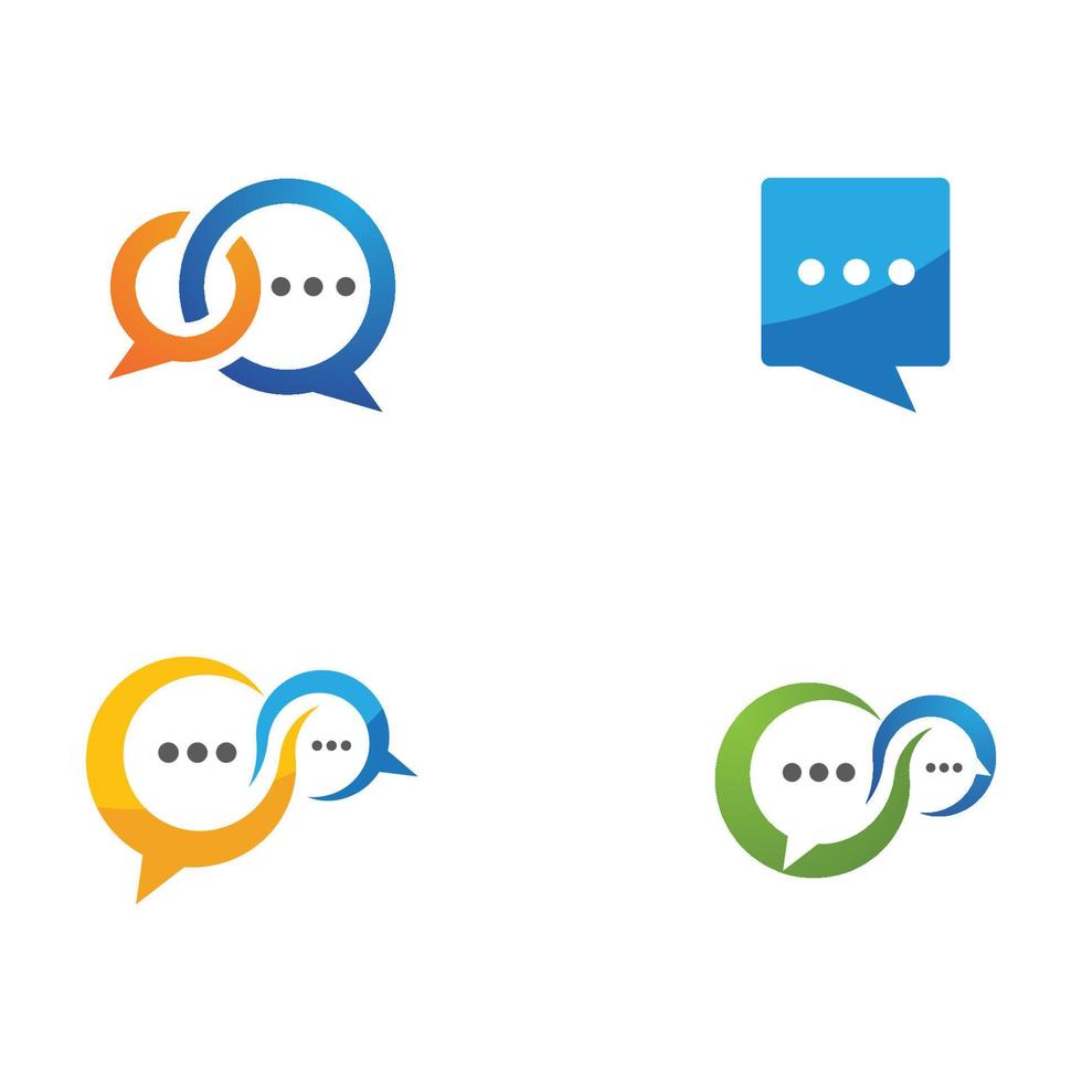 Speech bubble icon vector illustration