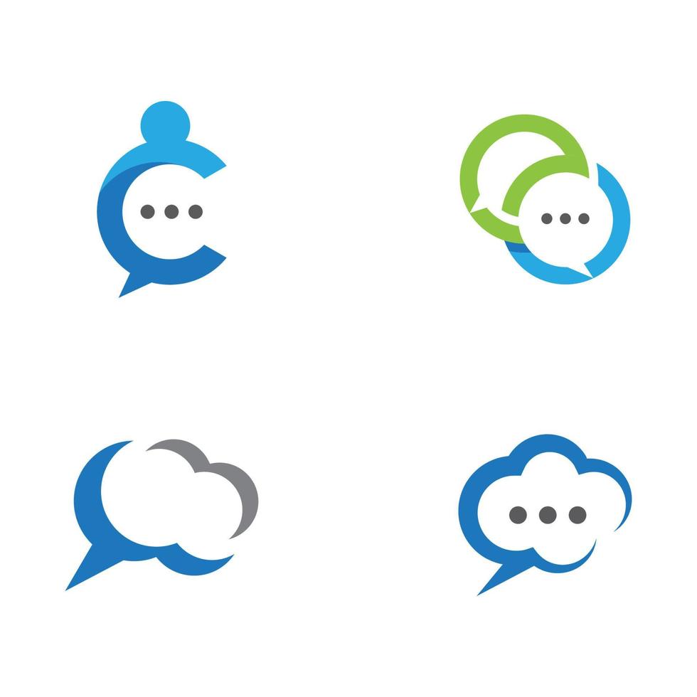 Speech bubble icon vector illustration