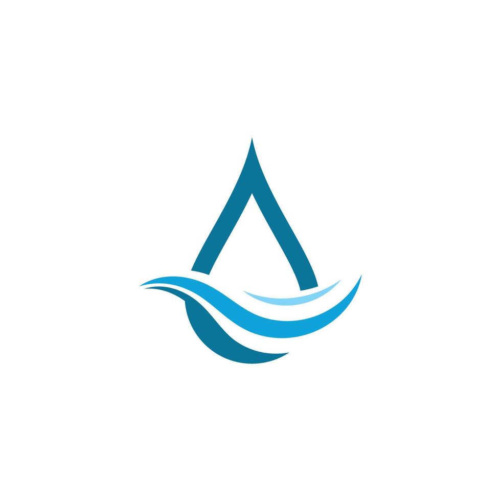 vector de plantilla de logotipo de gota de agua