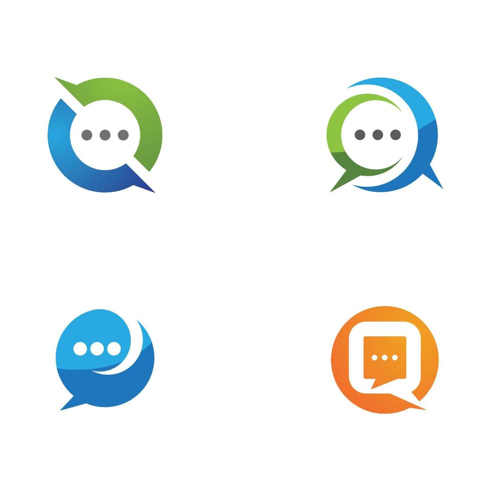Speech bubble icon vector illustration