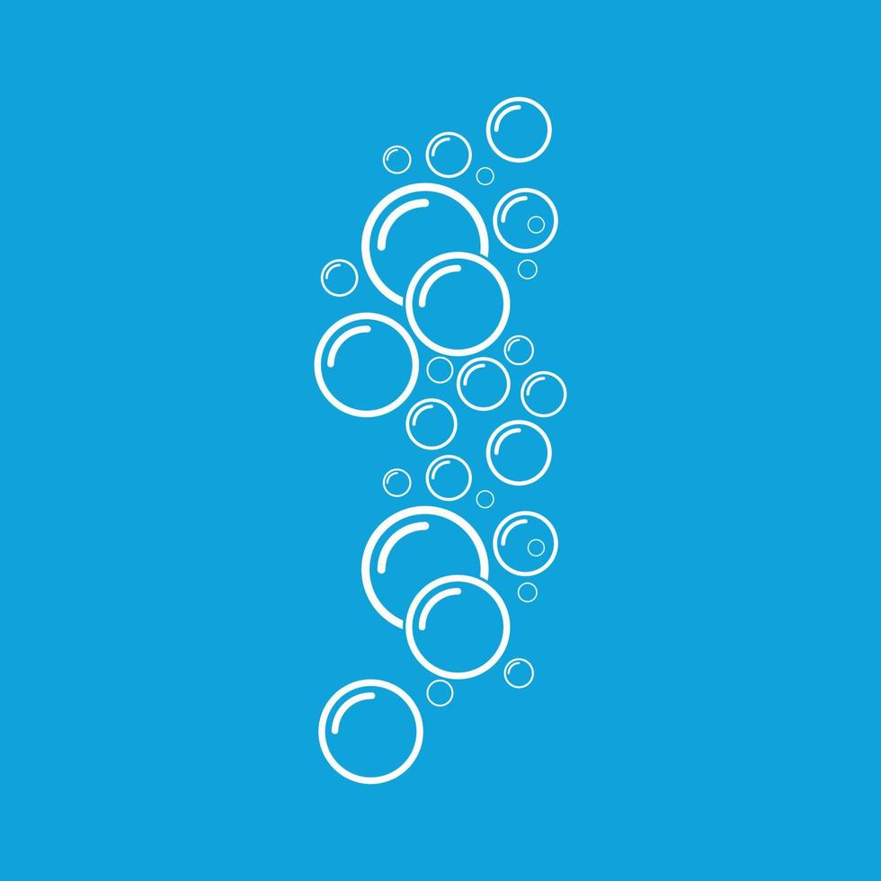 Bubble water vector illustration