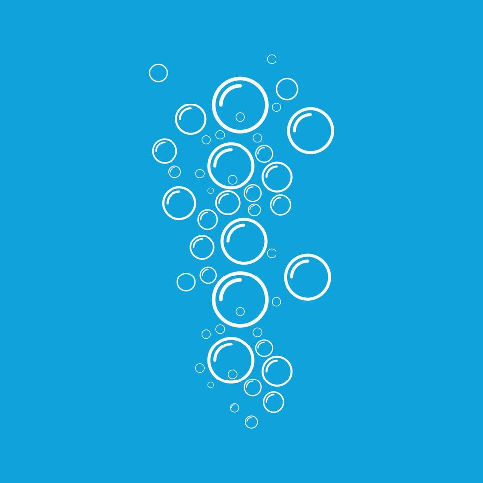 Bubble water vector illustration