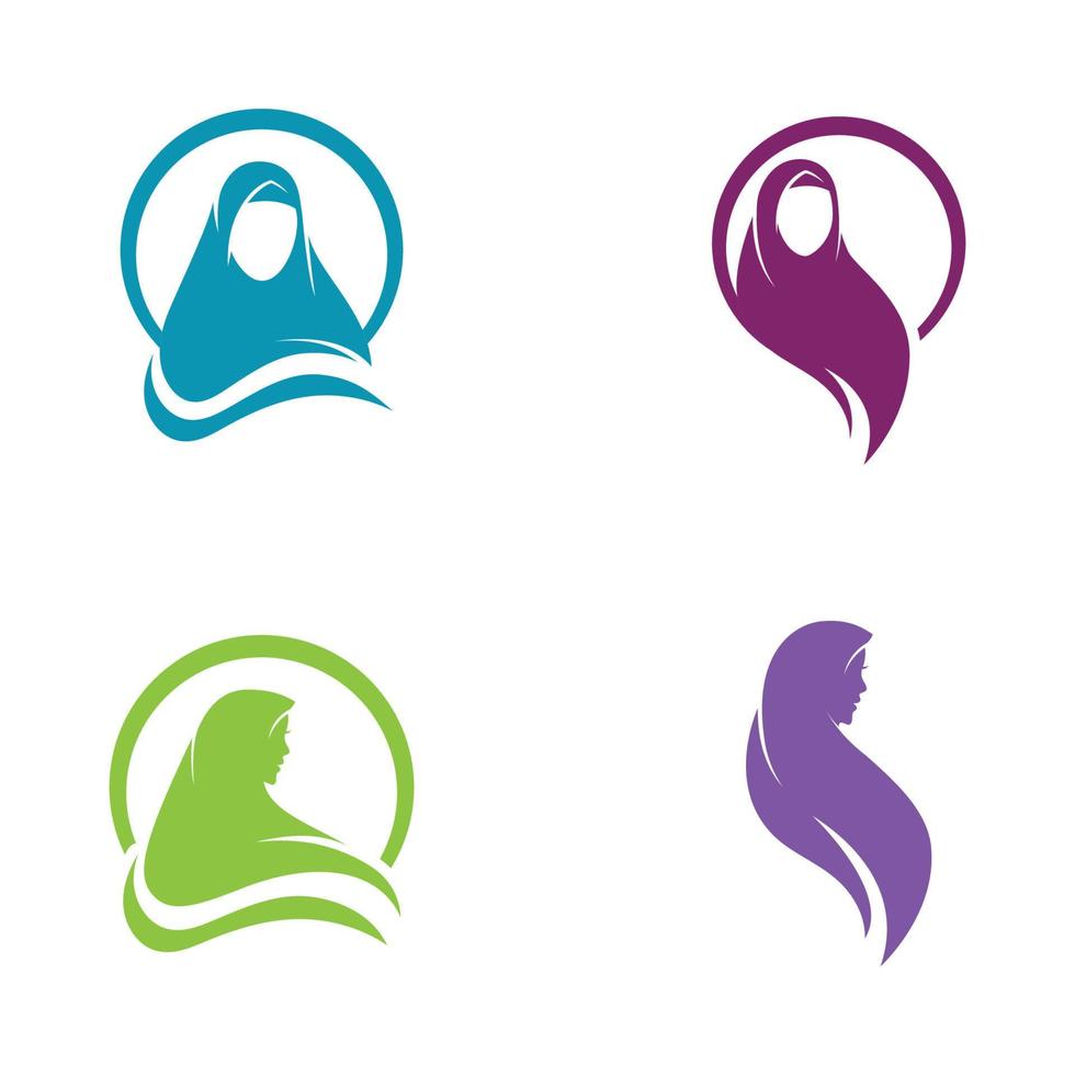 Muslimah hijab vector illustration