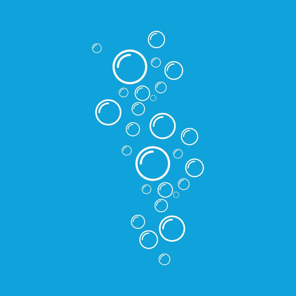 Bubble water vector illustration