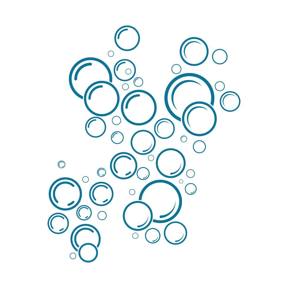 Bubble water vector illustration