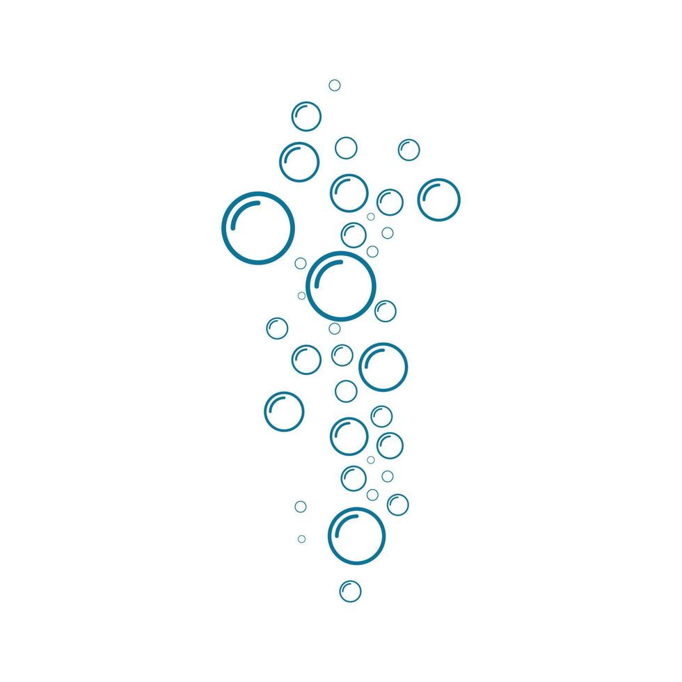 Bubble water vector illustration