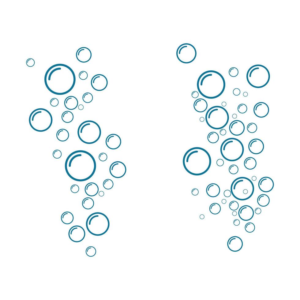 Bubble water vector illustration