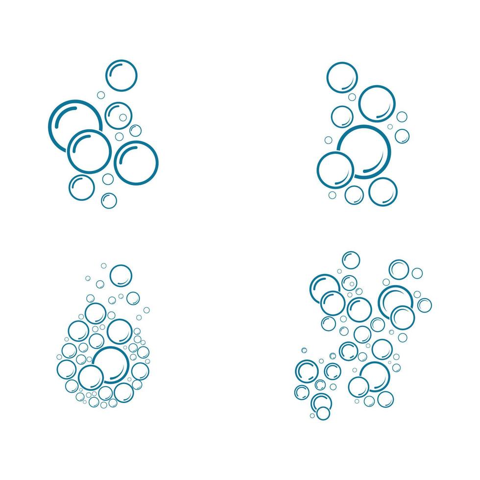 Bubble water vector illustration