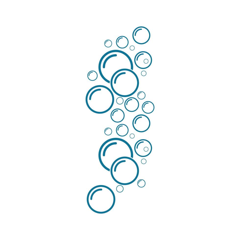 Bubble water vector illustration