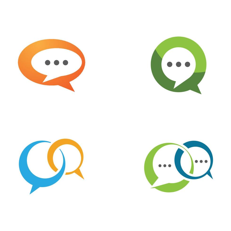 Speech bubble icon vector illustration