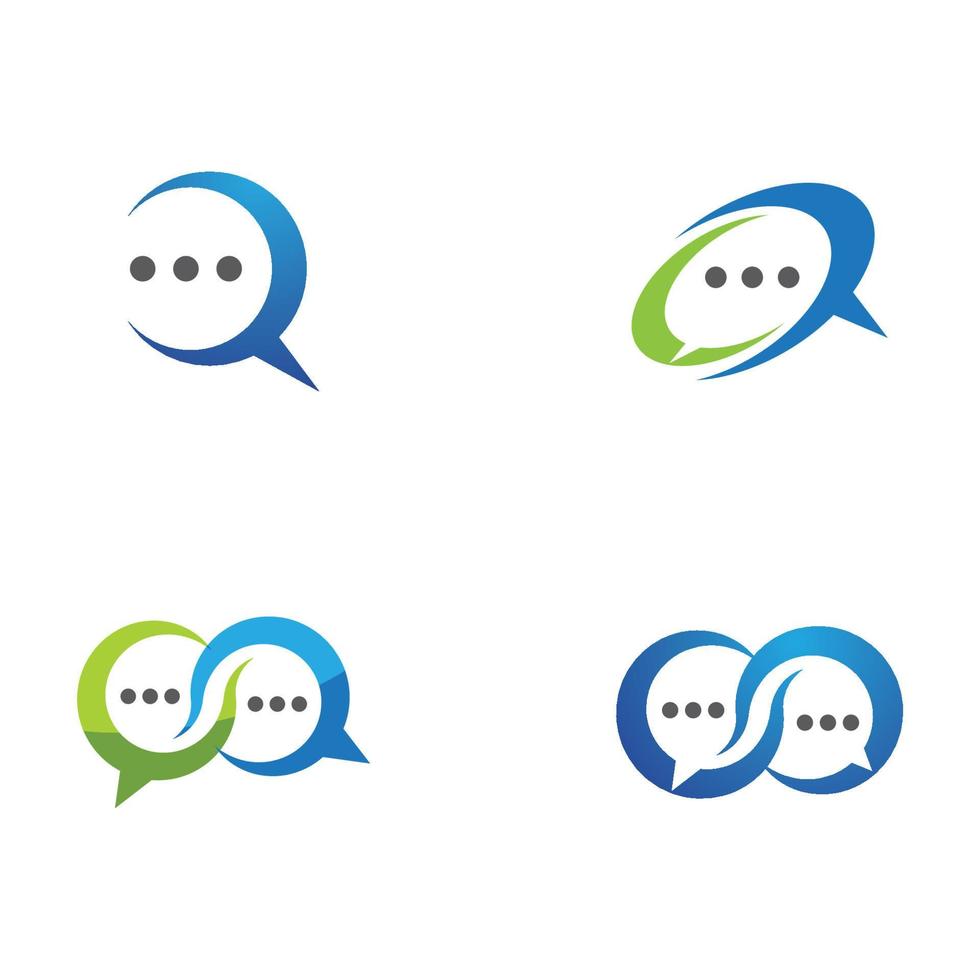 Speech bubble icon vector illustration