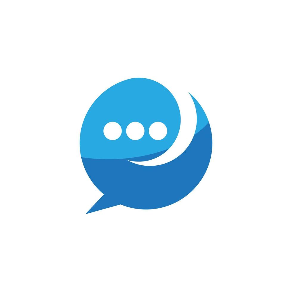 Speech bubble icon vector illustration