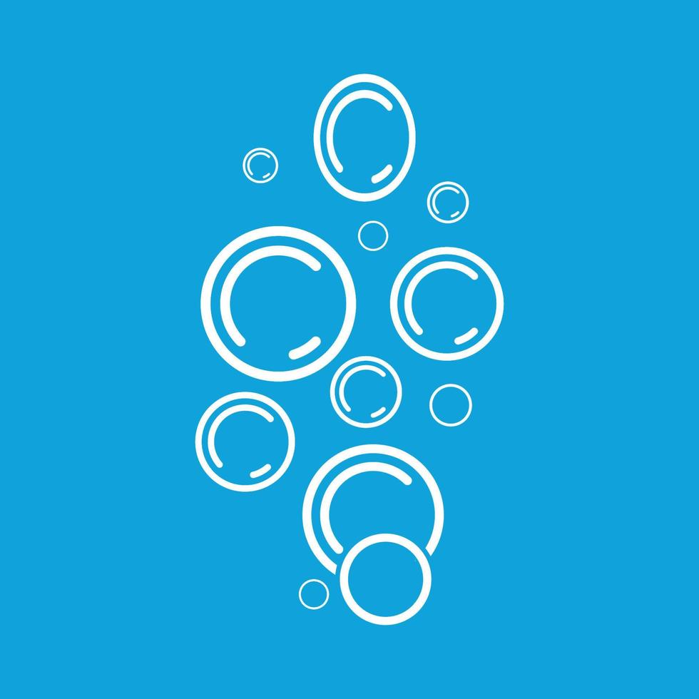 Bubble water vector illustration