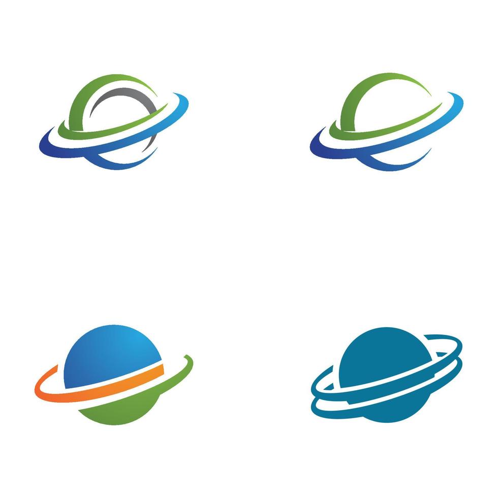 Planet globe icon vector design