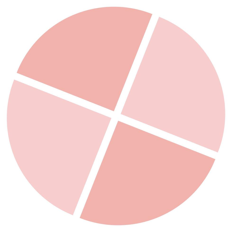 Soft pink simple medical vector icon