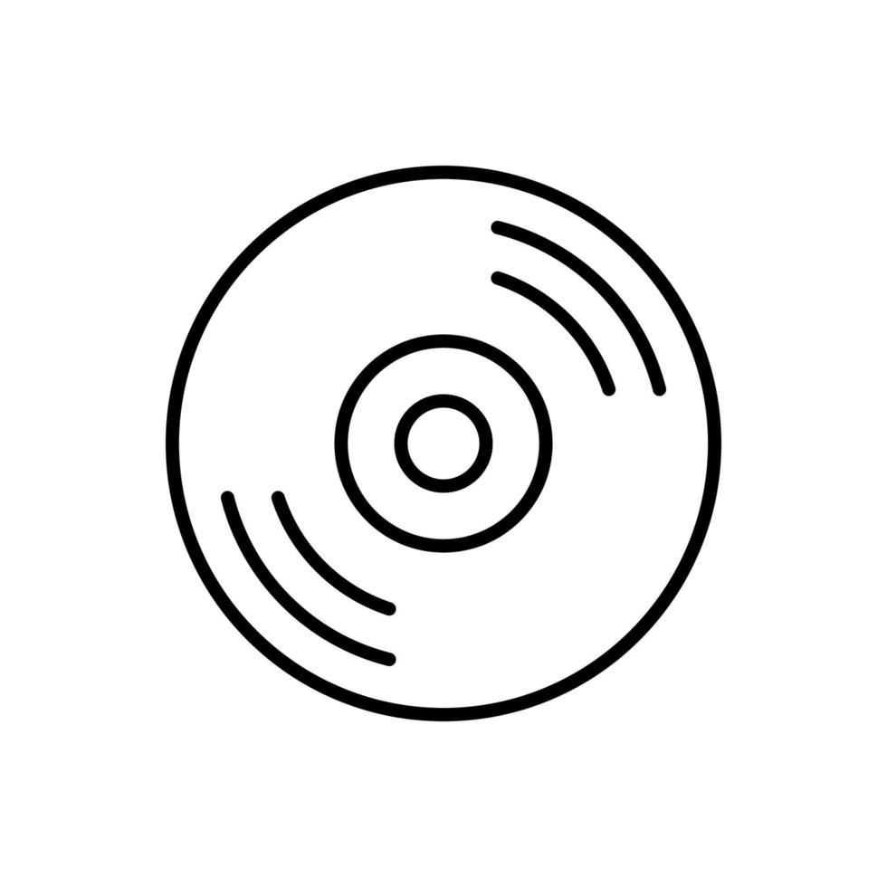 Vinyl record icon vector design templates