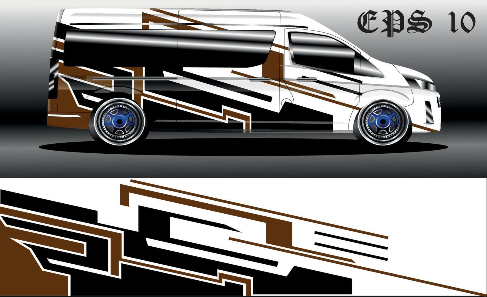 racing background vector for camper van car wraps and more