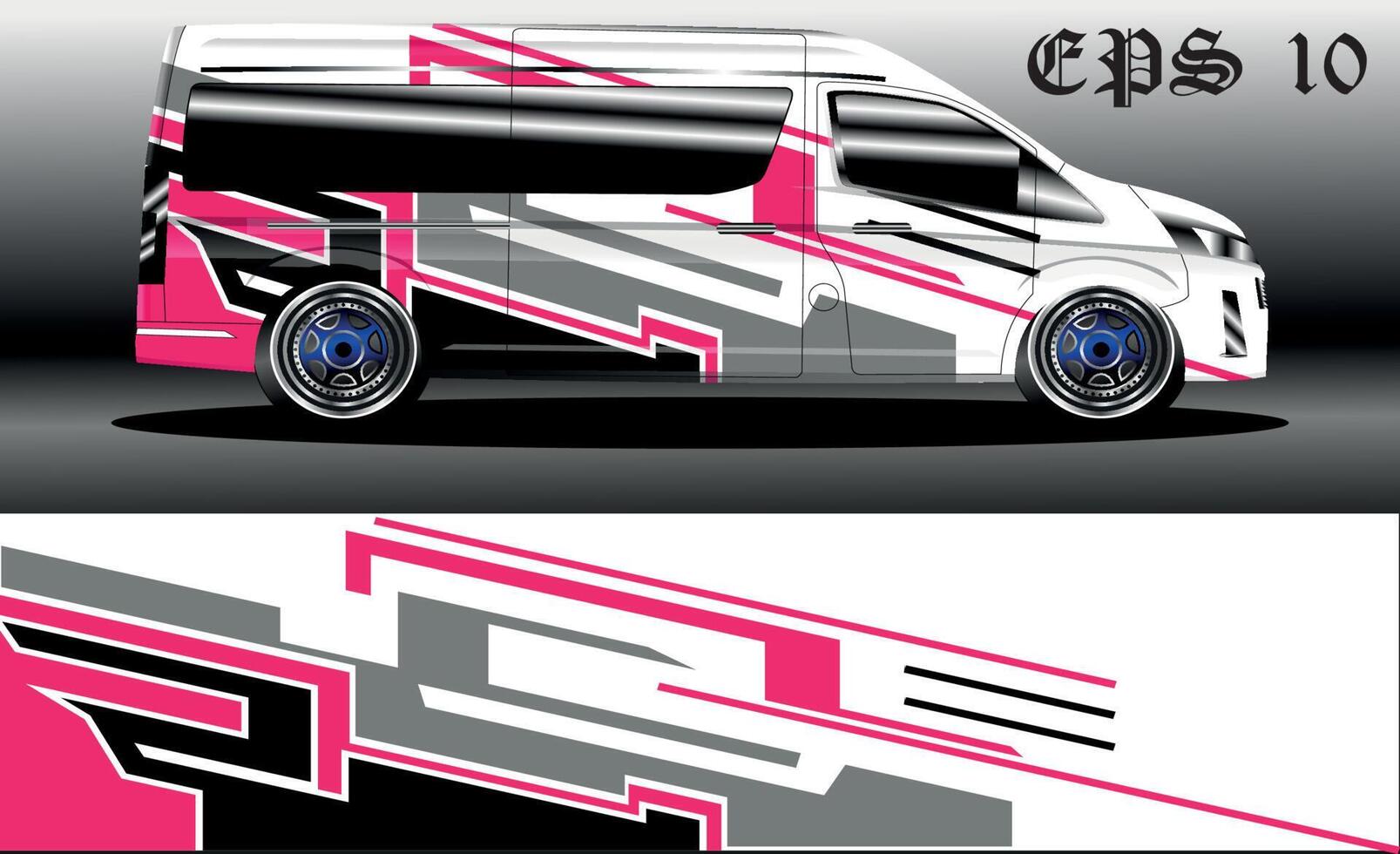 racing background vector for camper van car wraps and more