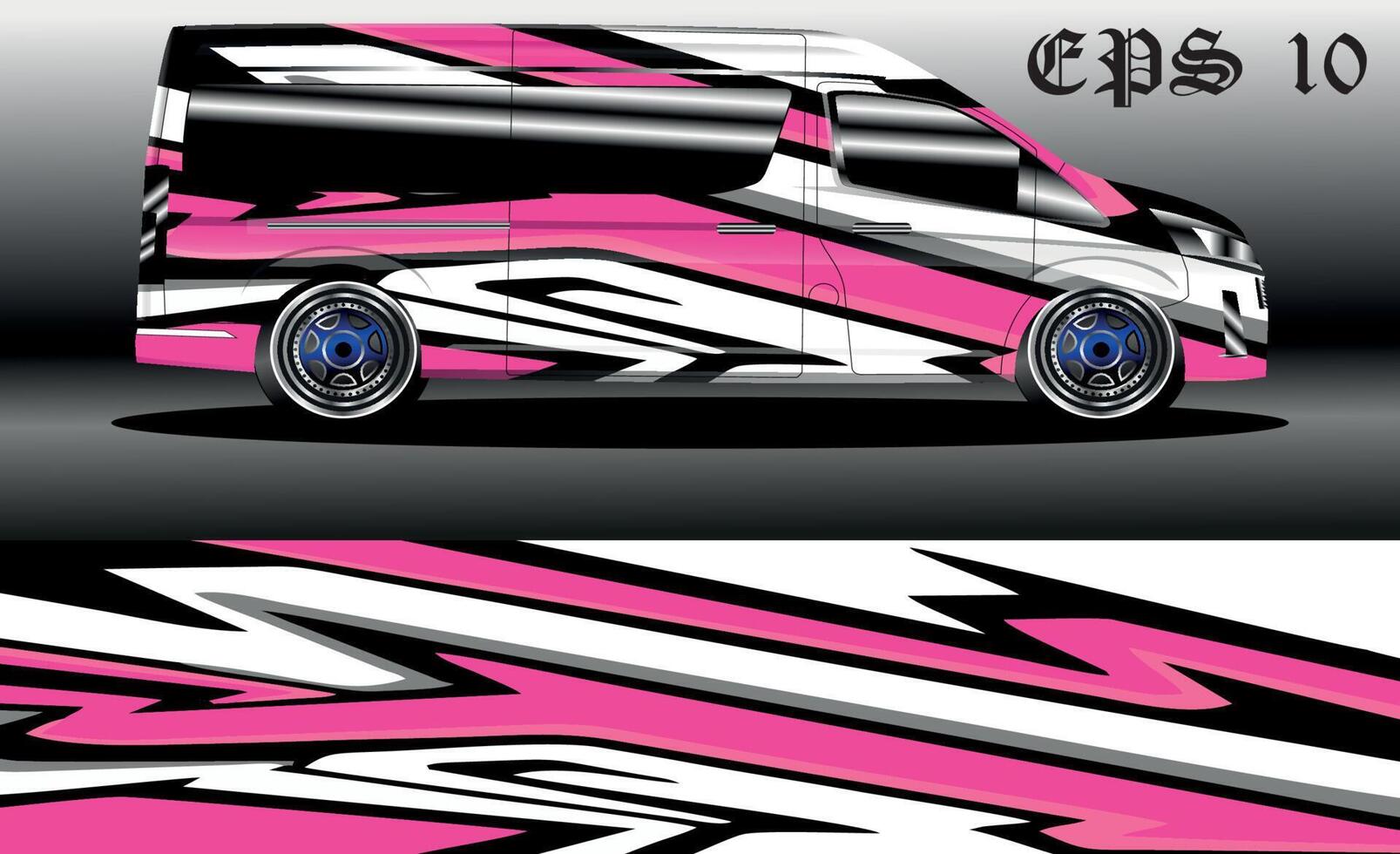 racing background vector for camper van car wraps and more