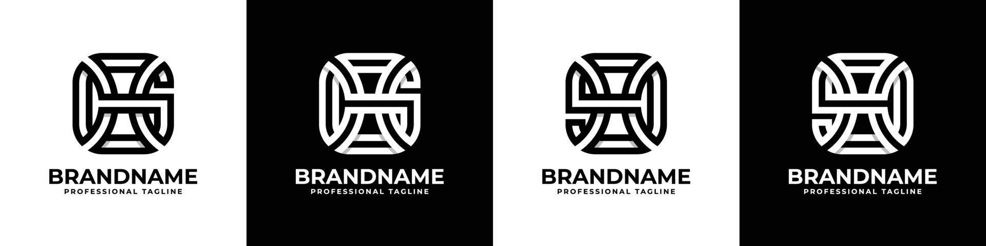 Unique GH or HG Monogram Logo, suitable for any business with GH or HG initial. vector