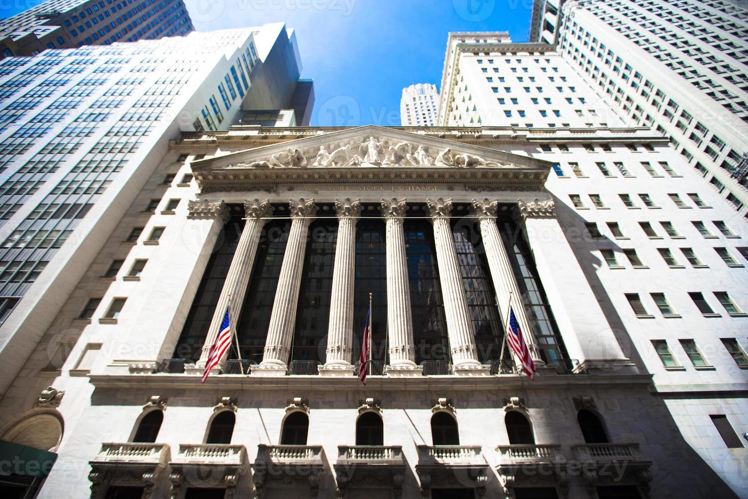 New York Stock Exchange in Manhattan Finance district photo